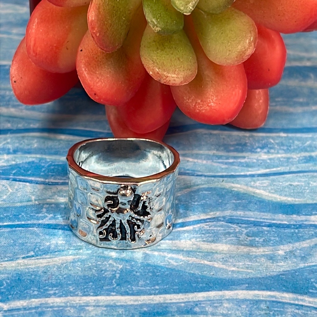 Silver Octopus Ring